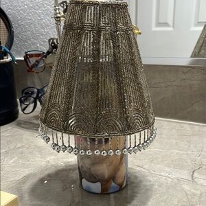 Elegant Beaded Lamp Shade
